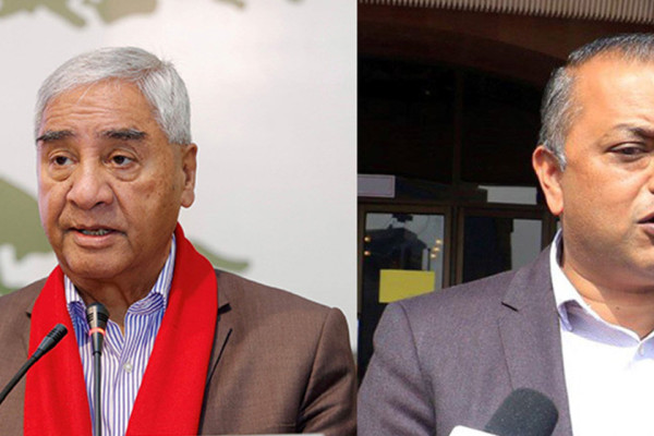 देउवालाई पार्टीको अभिभावक बन्न थापाको आग्रह